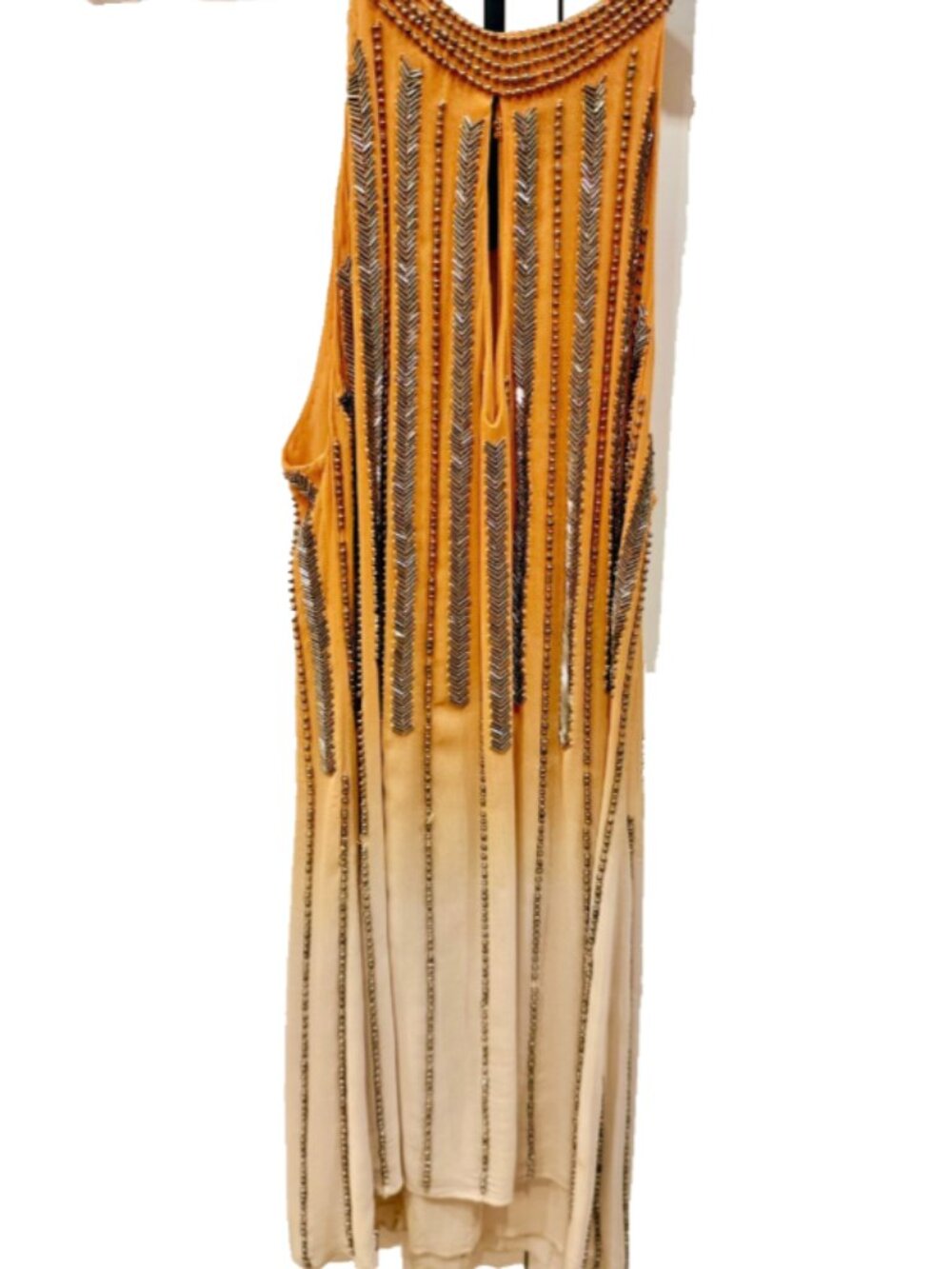 Diamond for Eden Ombre Beaded Dress Silk St Tropez Boutique